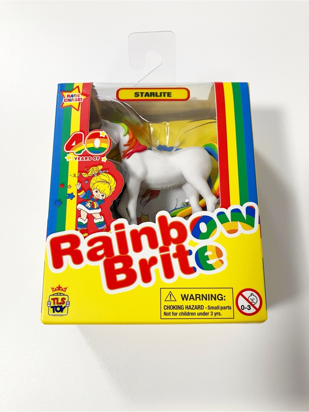 TLS Toy | Rainbow Brite Starlite Glow Chaser Figurine Collectible Colorful Play